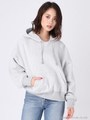 【Ca】Champion ルーズフーデットスウェット/ブラック