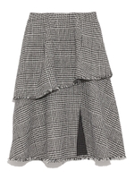 ソリッドスカート/RED