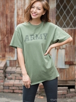 ARMY TEE/チャコールグレー