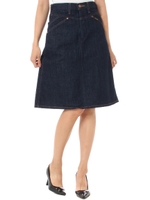 【AZUL by moussy】Wrangler×AZUL DENIM SKIRT/NVY