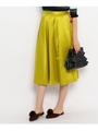 サテンタックスカート/マスタード(033)