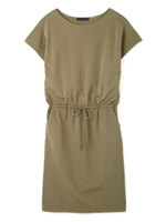 ◆大きいサイズ◆フィブリルジャージーワンピース/カーキ(180)