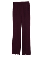 【emmi yoga】スリットニットパンツ/PPL