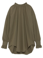 バックリボンシャツブラウス/SNOW