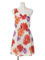 フラワーBack Open OP/WHT