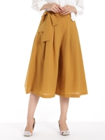 フレアパンツ/ベージュ