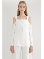 フローラブラウス/WHITE(030)