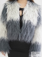 フェイクラムファーショートジャケット/GRY