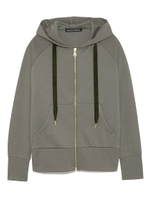 ポンチジップパーカー/BLK