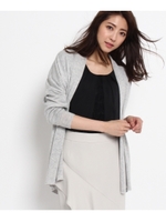 【WEB限定カラーあり】ハイゲージニットカーディガン/ライトグレー(011)