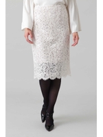 《B ability》コードレーススカート/ベージュ(040)