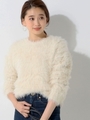 【WEB限定】◎JC fluffy ニットプルオーバー / フワフワ/OFF WHITE