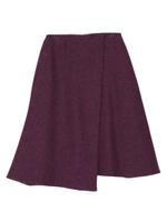 メランジラップフレアースカート/ORG