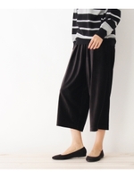 細コーデュロイワイドパンツ/カーキ(027)