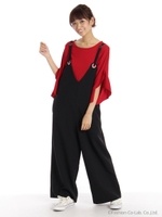 TOPS付きオールインワン/ブラック