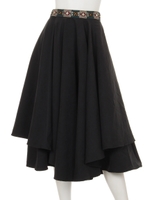 【Marie Hill】ビジュボリュームスカート/ピンク