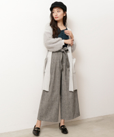 【期間限定】袖フェイクファーシャギーカーディガン