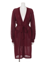 BasicVネックニットロングC/D/CAM