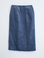 【FEMINDTOKYO×MIYU IRIE】コールミディ丈タイトスカート/KHAKI