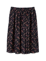 ◆大きいサイズ◆リバティElizabeth スカート/ブラウン(050)