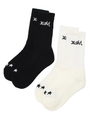 LOGO 2P MIDDLE SOCKS/マルチ