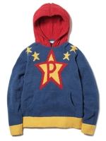 【GELATO PIQUE HOMME】ジャガードフーディ/BLU