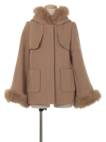 【追加生産】ショートダッフルコート/キャメル