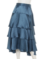 ベビーサテンスカート/アクアブルー