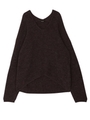 Round big ニット/BLK