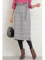 オータムチェックスカート/グレンチェック1(021)
