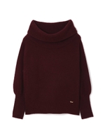 [WEB限定商品]ヤクブレンドオフタートルプルオーバー/ワイン(070)