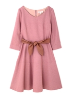 TRツイードワンピース/ローズピンク1(091)