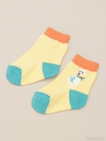 ふわもこヒツジプリントソックス/ピンク