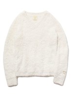 ’ジェラート’Vネックシンプルプルオーバー/OWHT