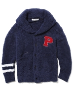 【GELATO PIQUE HOMME】’ジェラート’サガラ刺繍ショールカーディガン/NVY