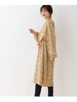 【WEB/新宿ルミネエスト店限定】レトロプリントワンピース/ベージュ(152)