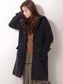 【WEB限定】ダッフルコート/ネイビー
