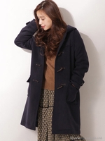 【WEB限定】ダッフルコート/ネイビー