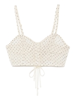 【emmi atelier】ドットチュールビスチェ/IVR