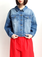 バックレースアップＧジャン/BL