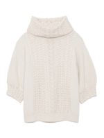 [L.B CANDY STOCK]リボンテープビジューニット/LAV