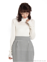 グリッターロングスリーブハイネックP/O/ピンク