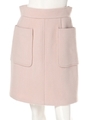 ポケット台形スカート(ピンク)/ピンク