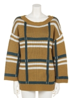 チェックルーズニット/CML