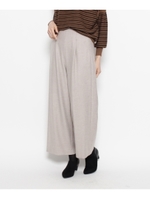 ツイードワイドクロップトパンツ/ライトパープル(081)