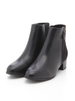 【晴雨兼用】【ストレスフリー】マテリアルコンビショートブーツ/GREGE