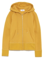 短丈裏起毛パーカー/YEL