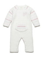 ’パウダー’アップリケ baby ロンパース/PNK