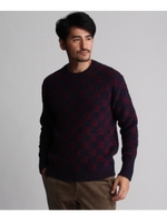 リンクスジャカードプルオーバニット/ボルドー(564)