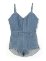 ROME DENIM SHORT DUNGAREES/インディゴ